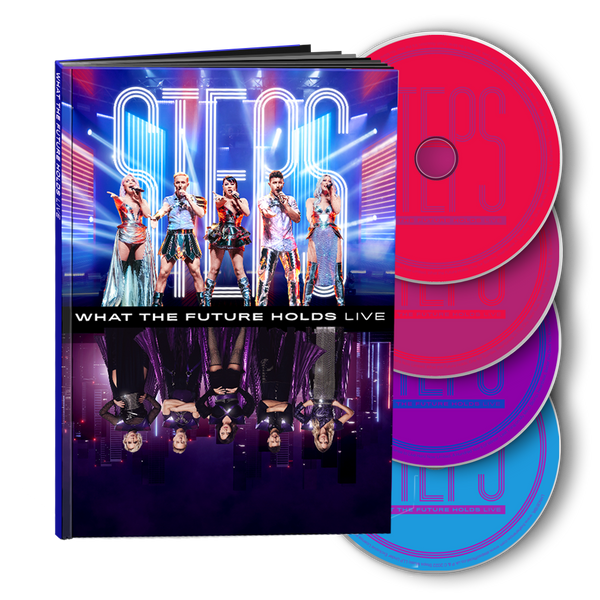 Steps Live at the O2 photobook including CD, DVD & Blu-Ray