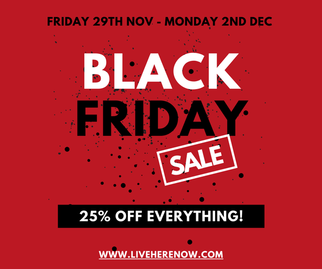 Black Friday 25% Off Nov 2024