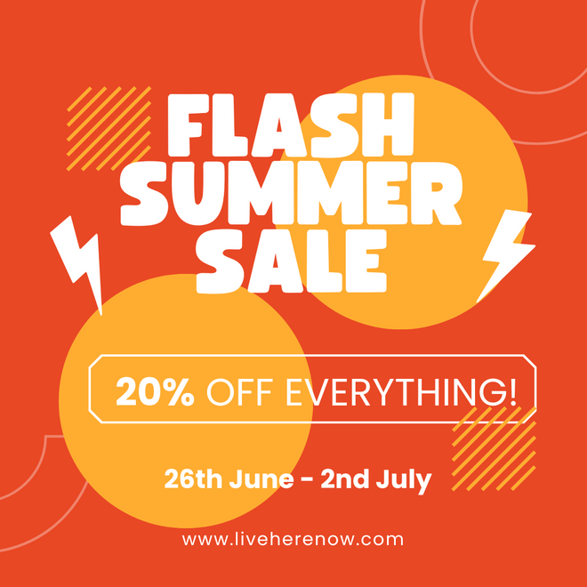 Summer 20% Off Sale.