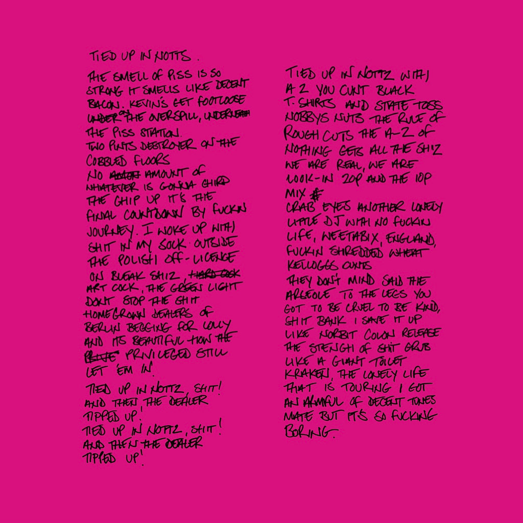 Sleaford Mods - Tied Up in The Bodega....   Limited Edition 12" x 12"  Signed Art Print - Inc Free Download.