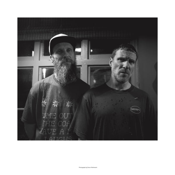 Sleaford Mods - Tied Up in The Bodega....   Limited Edition 12" x 12"  Signed Art Print - Inc Free Download.