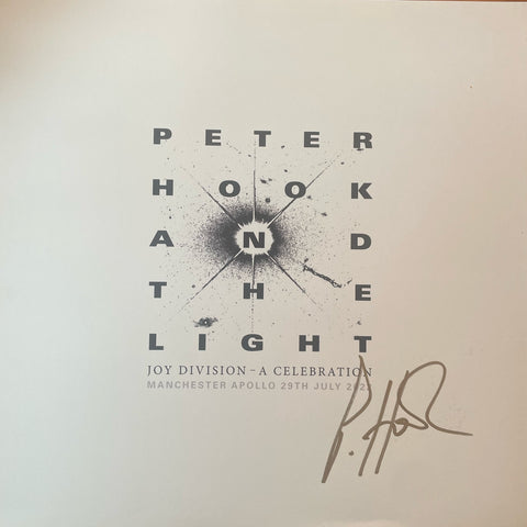 Peter Hook & The Light - 12" x 12" Signed Art Print 500 only. inc Download