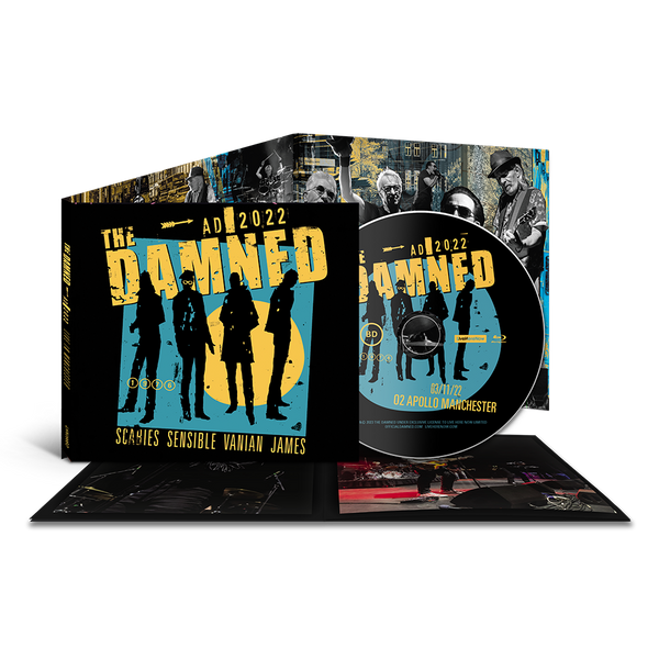 The Damned Live Blu-Ray disc with cover