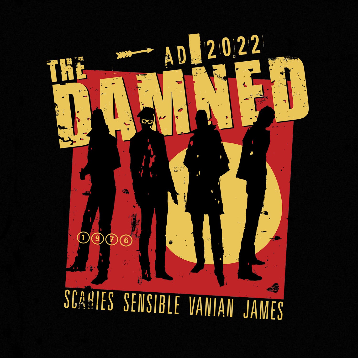 The Damned - Live at Manchester Apollo 3/11/22  - Double Red 180g Vinyl