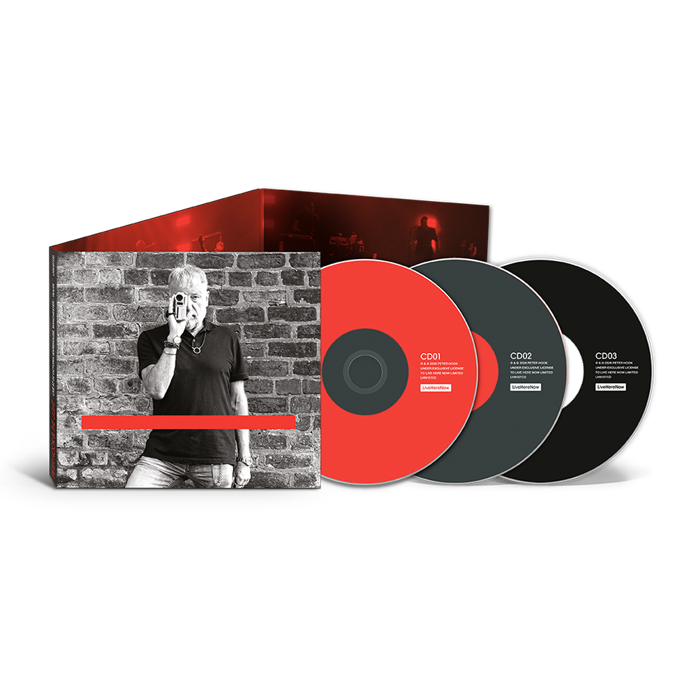 Peter Hook & The Light - 'Get Ready' Live at O2 Victoria Warehouse Manchester - 19/04/2025 - Triple CD