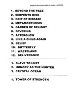 The Mission - Déjà Vu - Live at Shepherds Bush Empire - Deluxe 4CD Photobook.