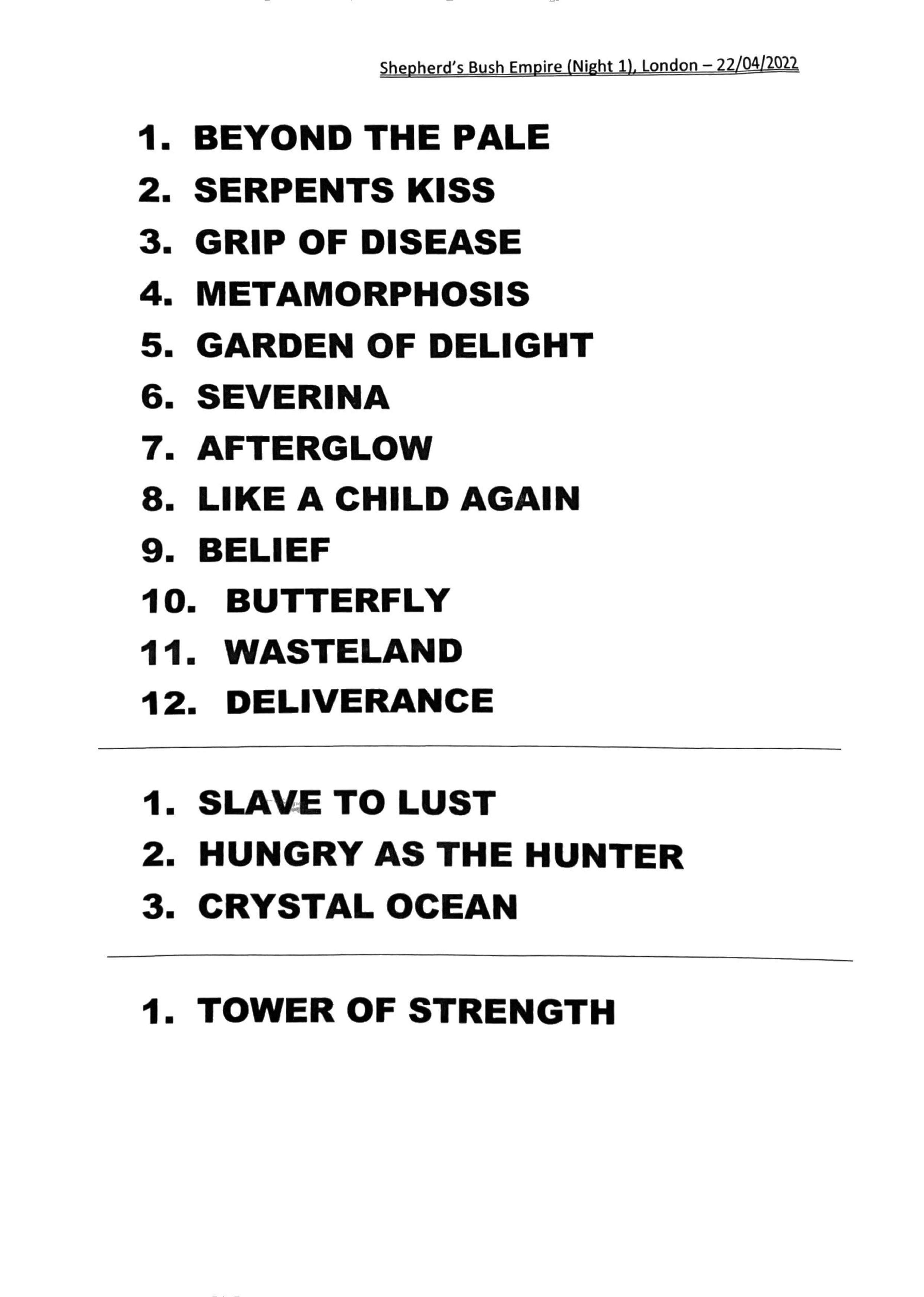 The Mission - Déjà Vu - Live at Shepherds Bush Empire - Deluxe 4CD Photobook.