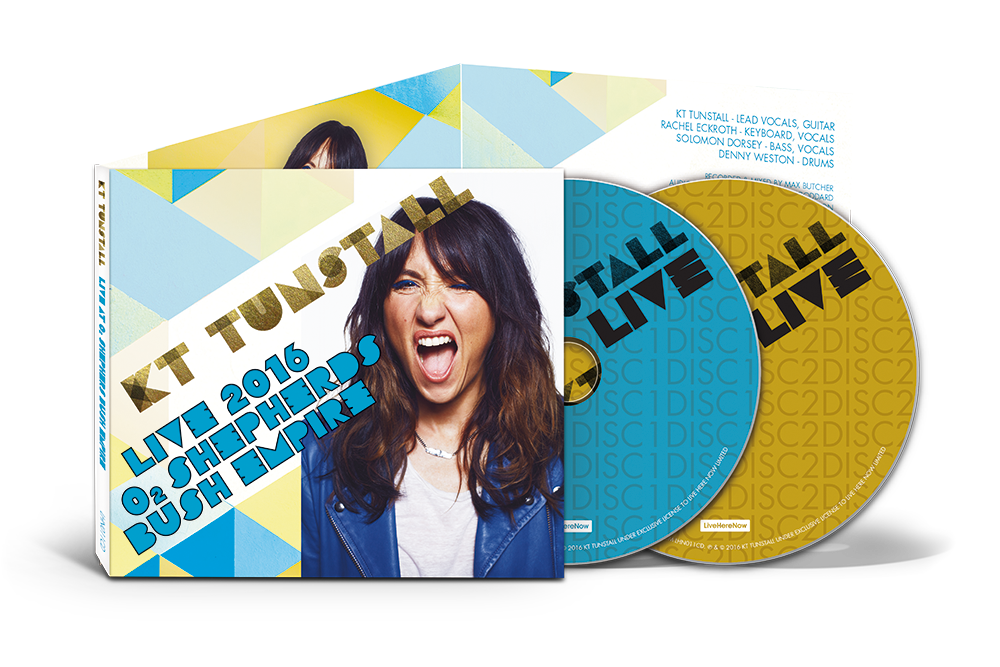 KT Tunstall - Live 2016 O2 Shepherds Bush Empire 2 x CD