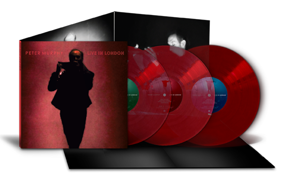 Peter Murphy - Live In London - Deluxe Ruby Red Heavy 180g 3LP (Inc free 320k MP3)