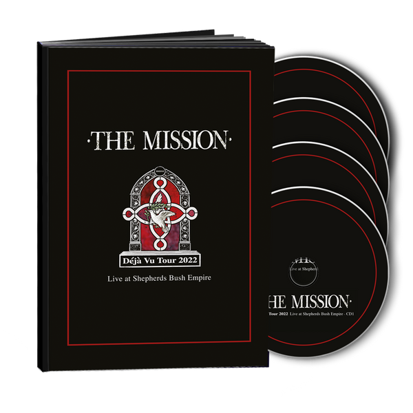 The Mission - Déjà Vu - Live at Shepherds Bush Empire - Deluxe 4CD Photobook.
