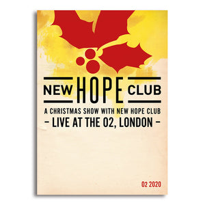 New Hope Club - A Christmas Show- SIGNED Art Print - A3