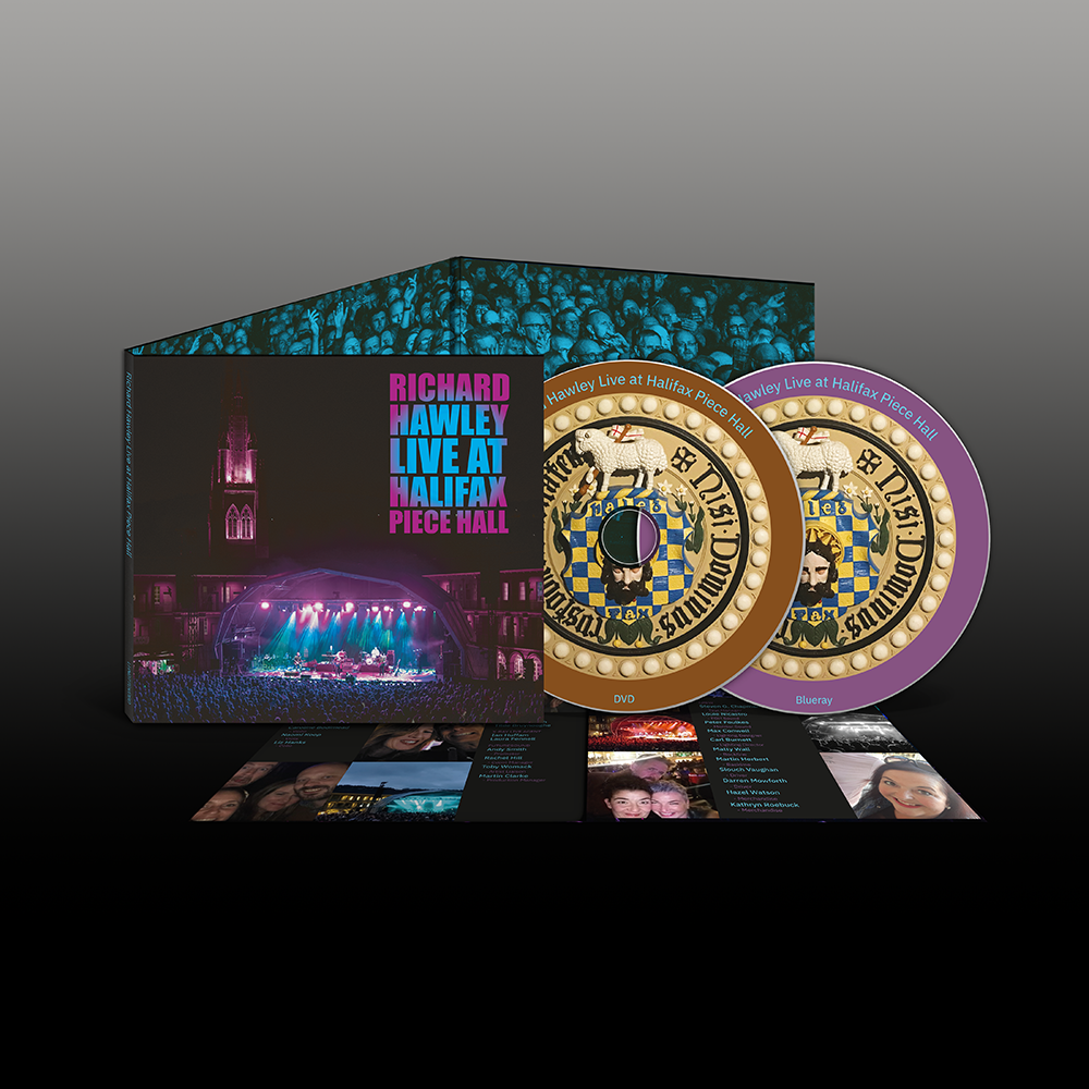 Richard Hawley - Live at Halifax Piece Hall 2021 - CD & DVD/BluRay Double Pack. 750 Only!