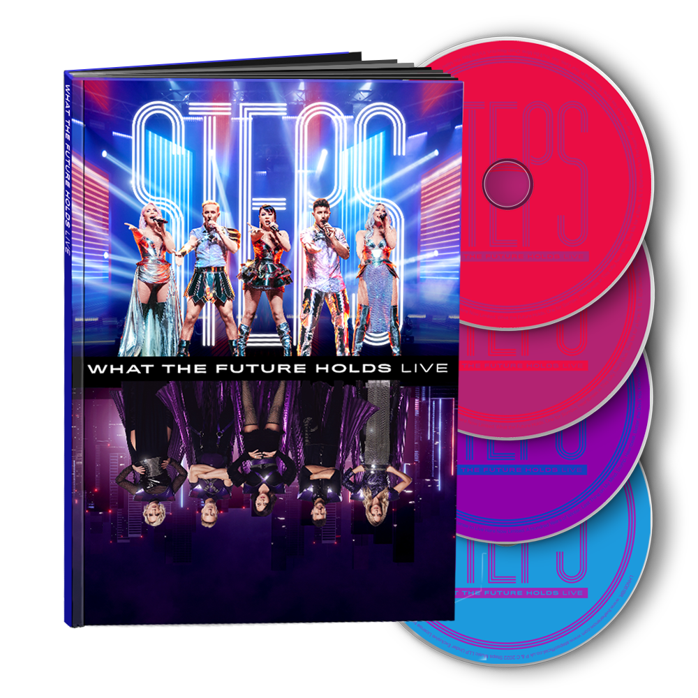 Steps Live at the O2 photobook including CD, DVD & Blu-Ray