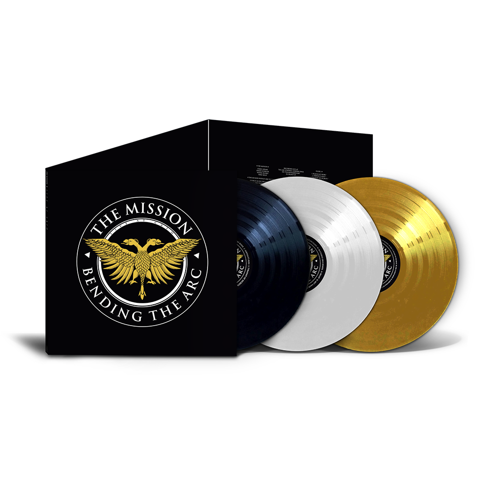 The Mission - Bending The Arc: Live At Cato - Triple Coloured 180g Vinyl - Seconds.